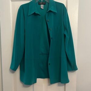 Sag Harbor Teal Blazer for Women